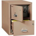 Fire King Fireking Fireproof 2 Drawer Vertical Safe-In-File Legal 20-13/16"Wx31-9/16"Dx27-3/4"H Taupe 2-2131-CTASF
